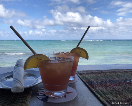 Rum punch time, Grand Cayman Island