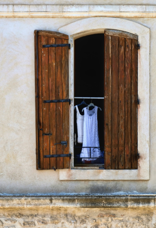 Window with White Dress