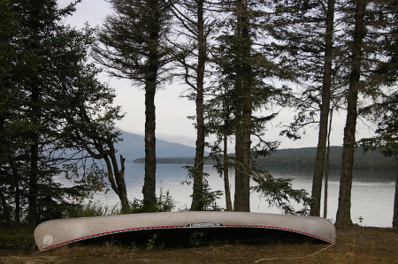 Canoe by the Lake