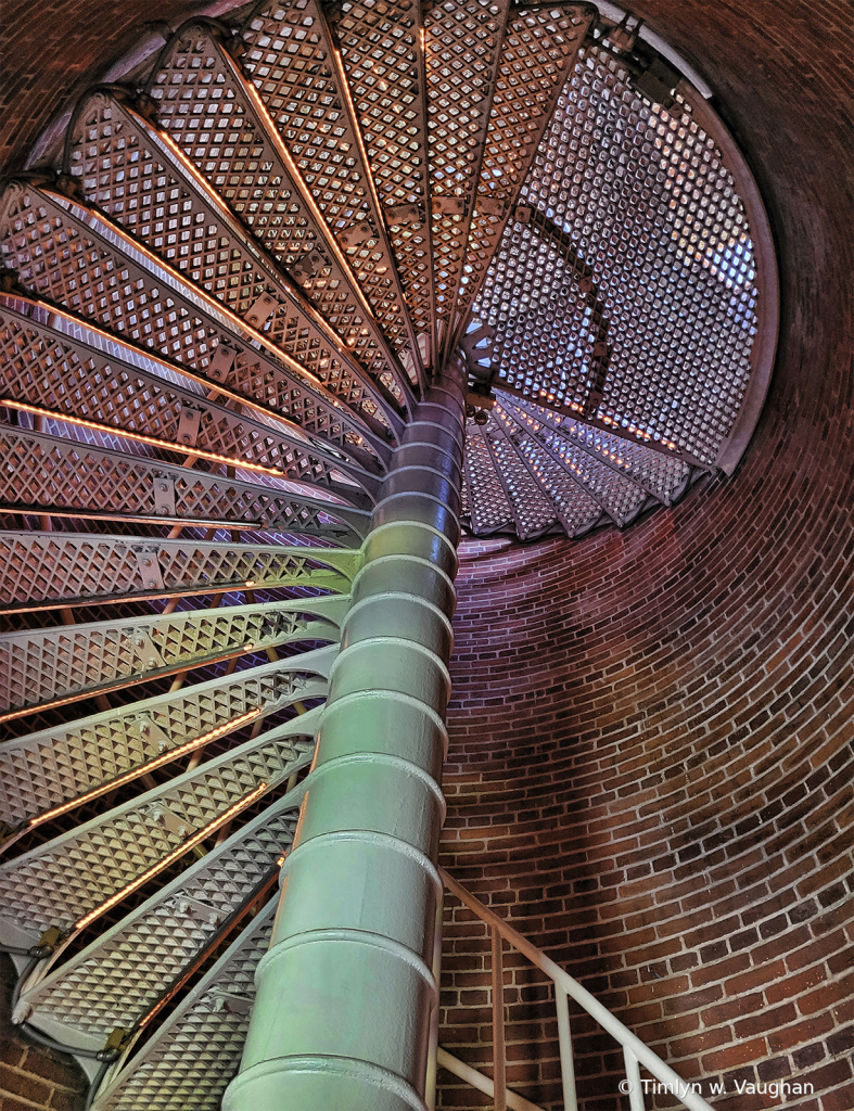 Lighthouse Stairs - ID: 16041087 © Timlyn W. Vaughan