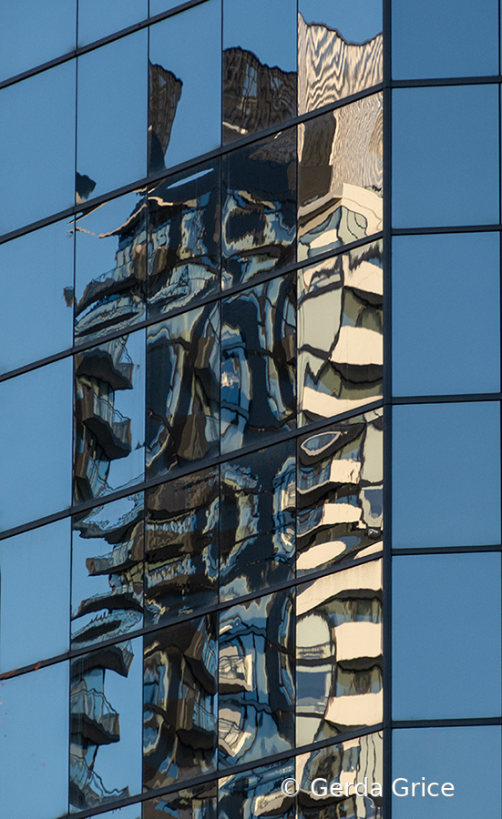 Reflection on a Building Near My Home