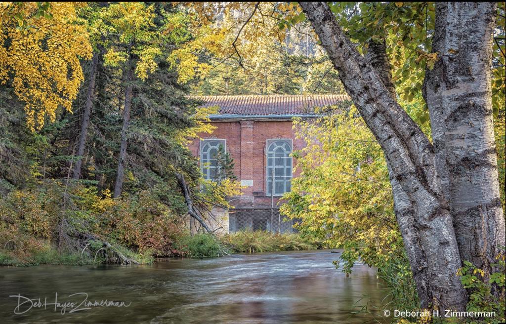 Gentle Flow Past the Homestake Hydroelectric - ID: 16042781 © Deb. Hayes Zimmerman