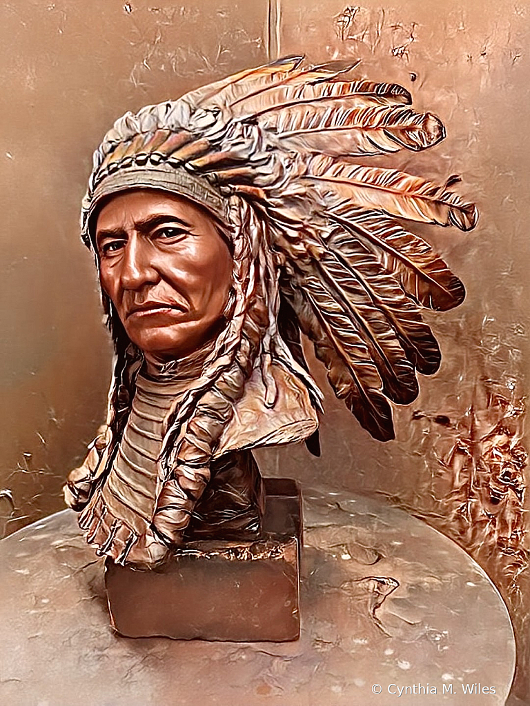 Comanche Chief Sculpture 