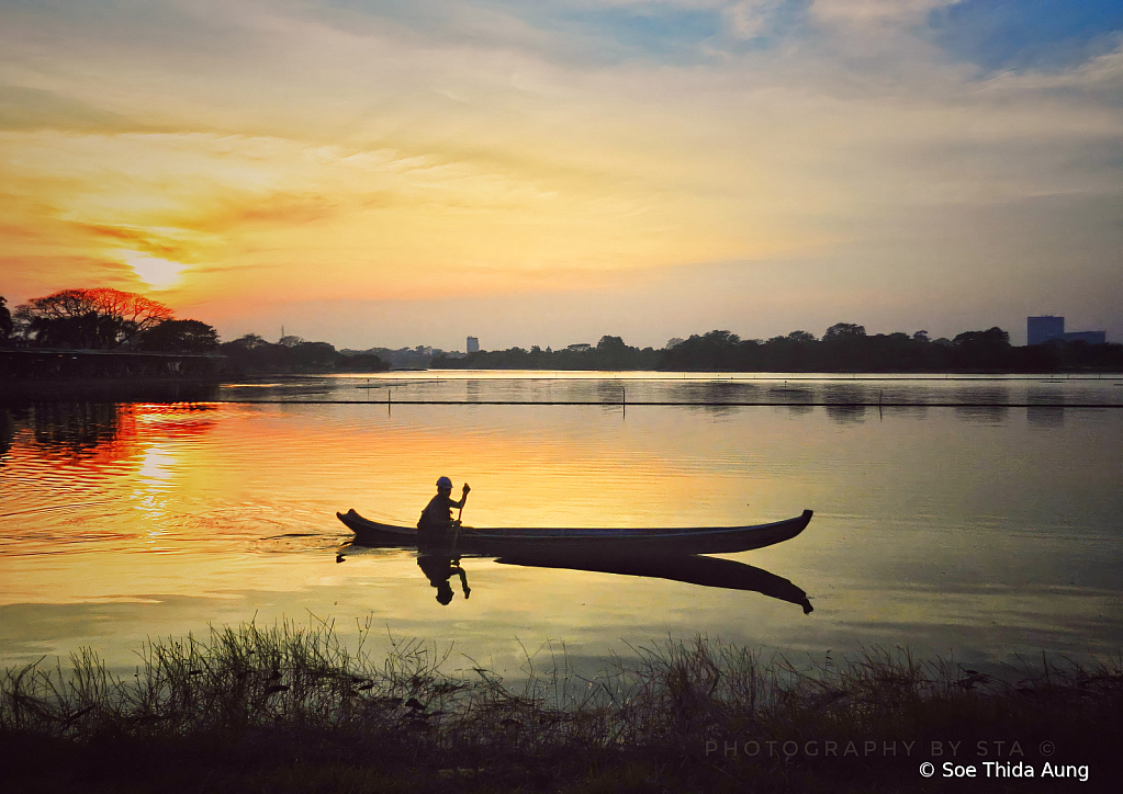 Evening Boat 