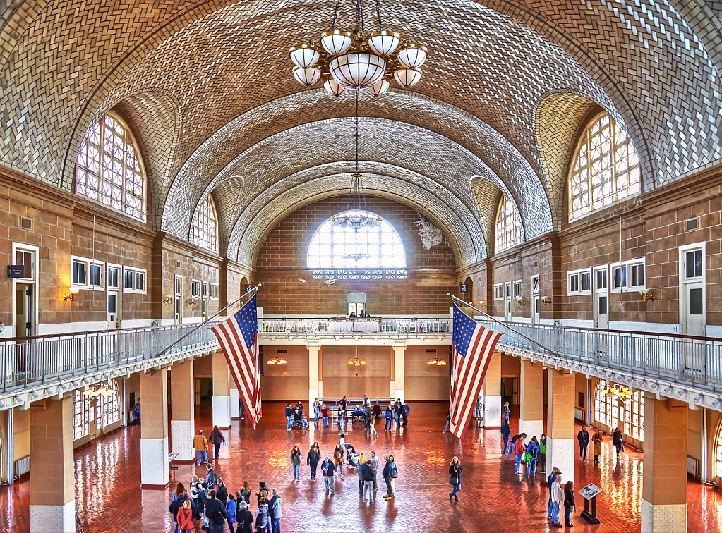 The Great Hall, Ellis Island, NYC