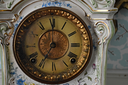 Antique Clock at Kelton House