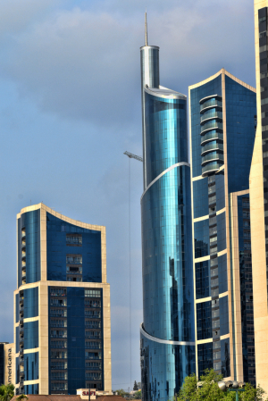 MODERN BLUE BUILDINGS