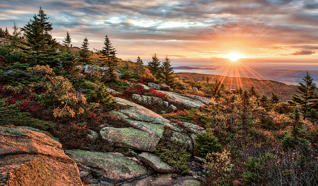 Cadillac Mountain Sunrise, Acadia National Park - ID: 16061766 © Bill Currier