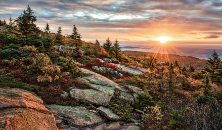 Cadillac Mountain Sunrise, Acadia National Park