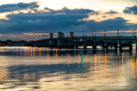 Bridge of Lions at Sunset