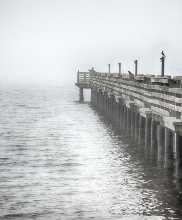 Pier on a Foggy Day