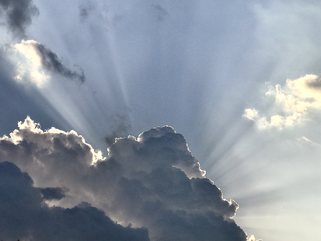 Rays beyond the clouds