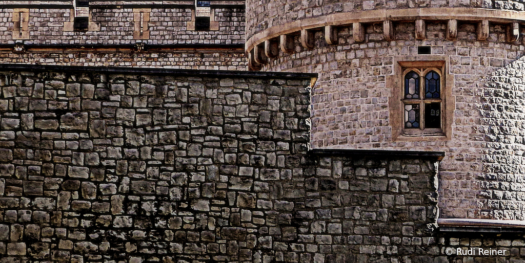 Castle window, London