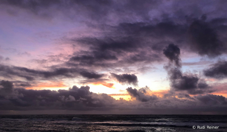 Clouds at sunrise, Kauai