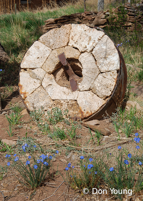Old Mill Stone at La Cueva Mill, New Mexico - ID: 16065041 © Don Young
