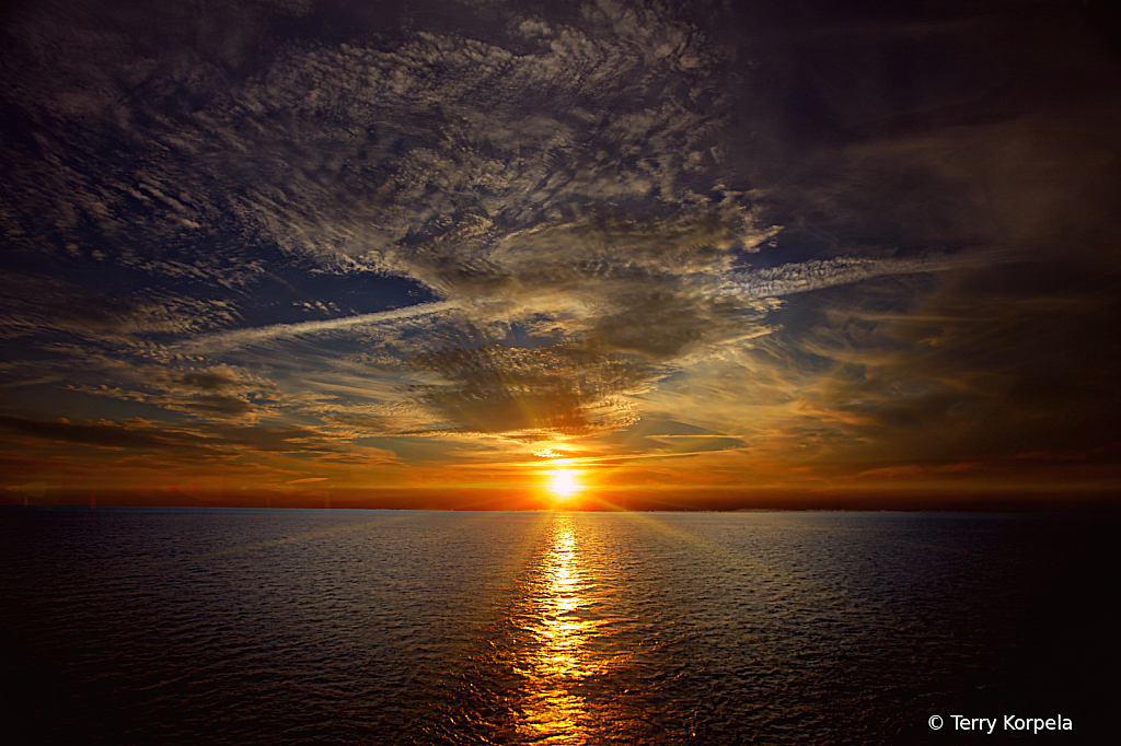 Caribbean Sunset       - ID: 16066870 © Terry Korpela