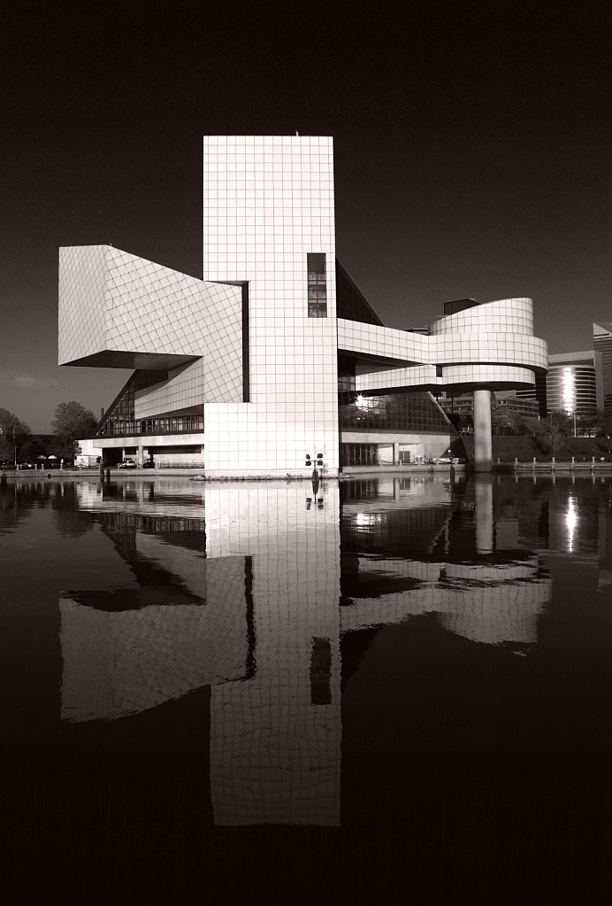 rock hall in infrared