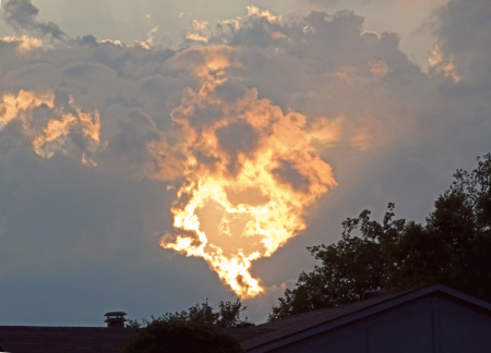 Fiery Texas Sunset