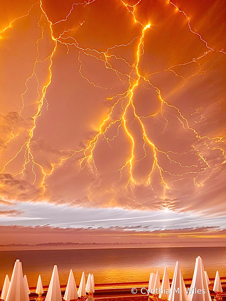 Storm Over the Beach 