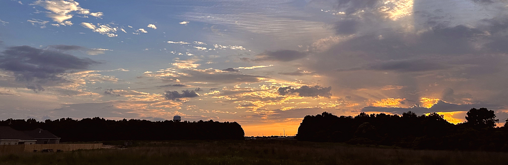 Pandemic Blue & Gold Sunset - ID: 16069947 © Elizabeth A. Marker