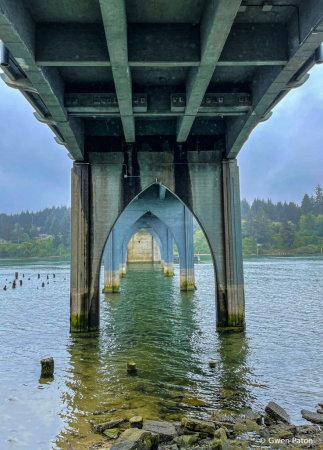 Under the Bridge at High Tide