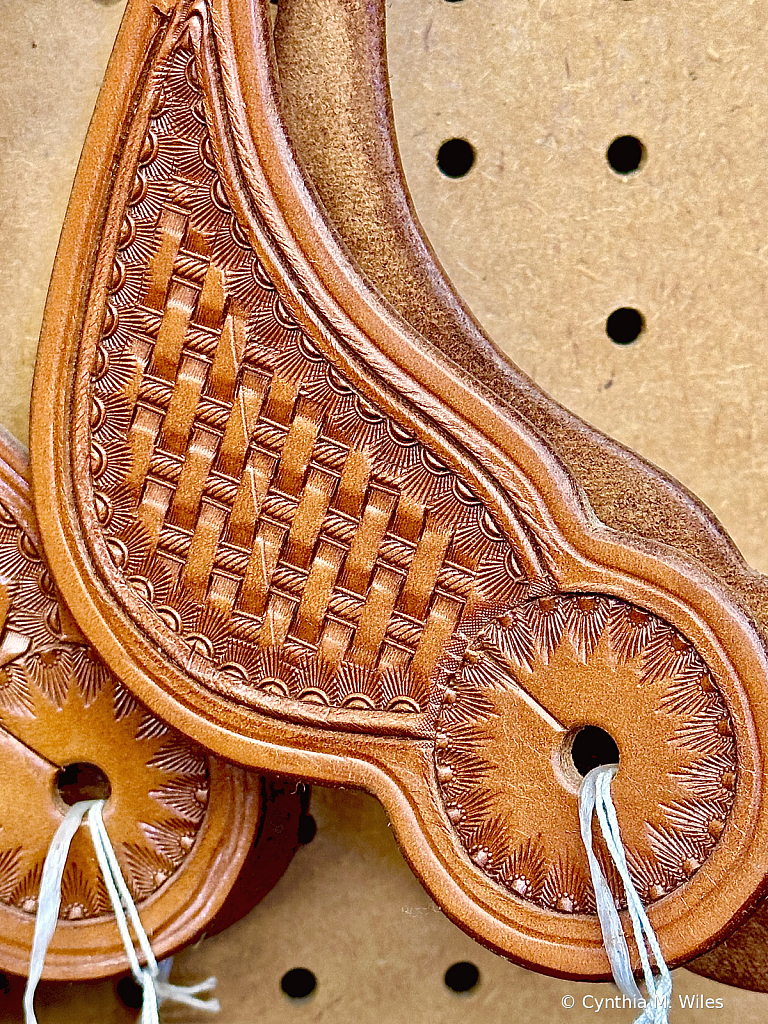 Handmade Spur Straps Detail
