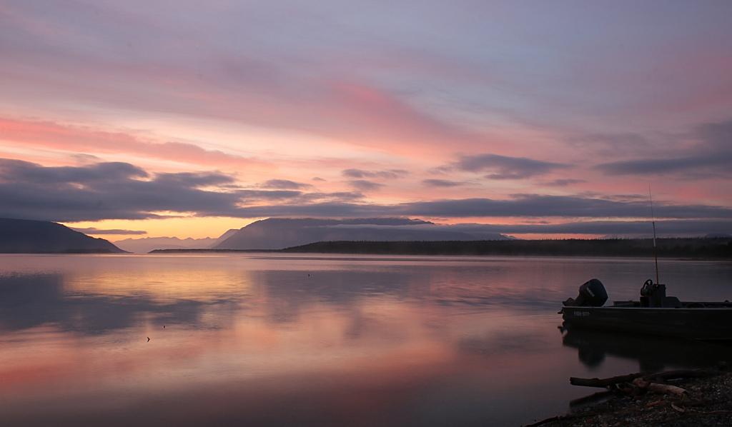 Sunrise on the Naknek River