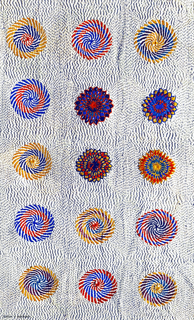 Nakshi Kantha Embroidered Quilt, 1920-1950 - ID: 16072136 © Karen E. Michaels