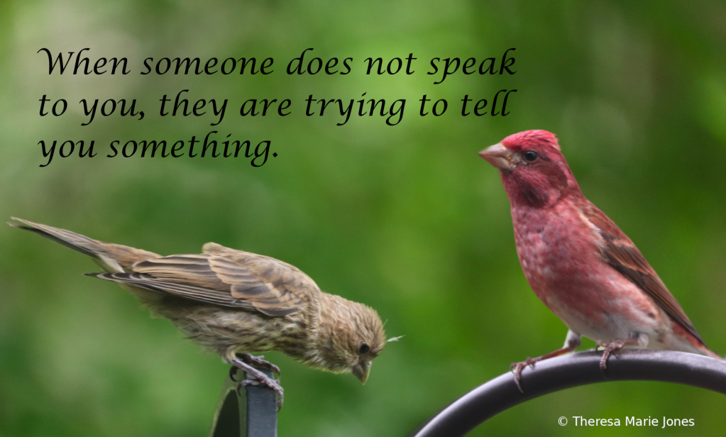 When someone....