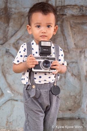 Little Boy with Camera