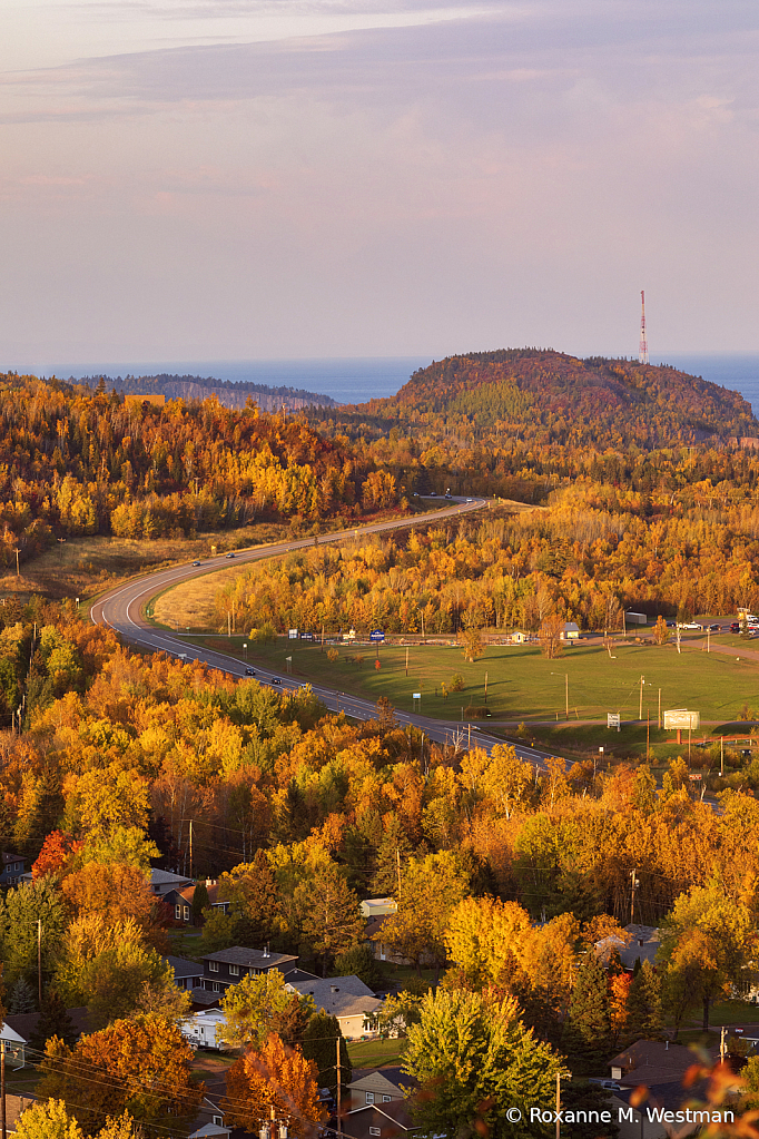 Autumn Drive through Silver Bay MN - ID: 16074347 © Roxanne M. Westman