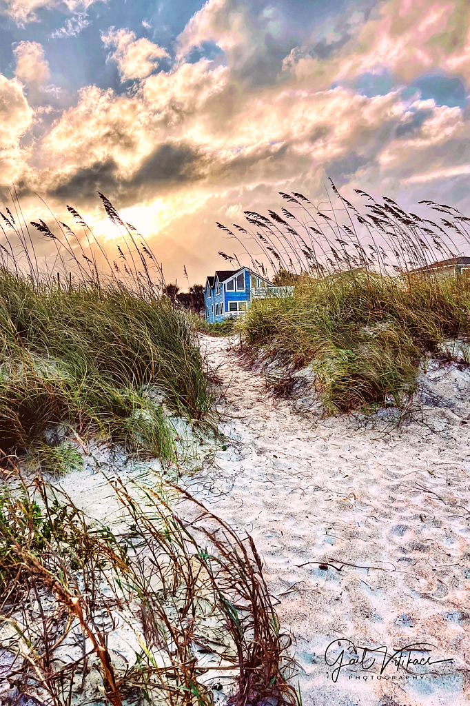 Blue House at Vilano Beach