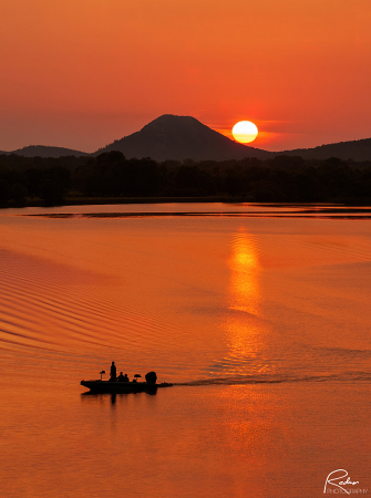 Sunset on the River