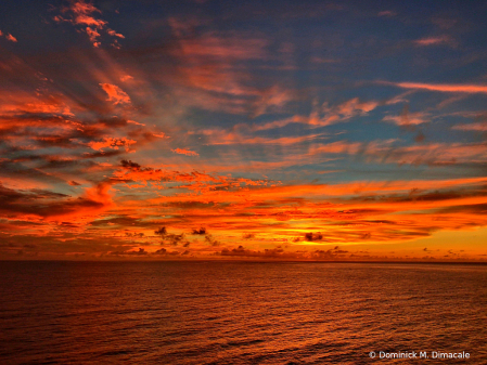 ~ ~ SUNSET IN THE OCEAN ~ ~ 