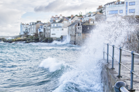 Storm in St Ives, Cornwall