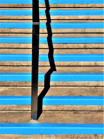 Railing shadows and Steps