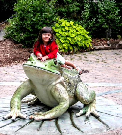 Granddaughter Anna at the Zoo