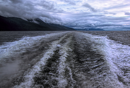 Cloudy Day at Tracy Arm