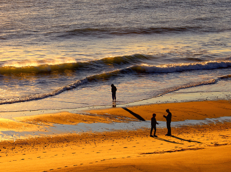 Family at Sunrise