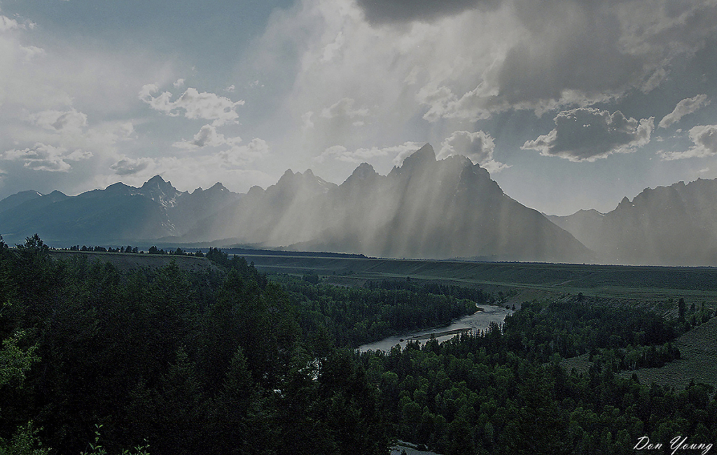 Rain On The Tetons