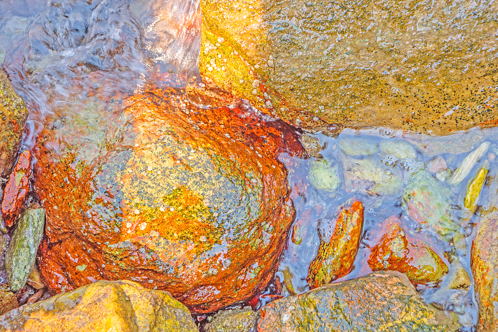 Beach Stones Abstract.