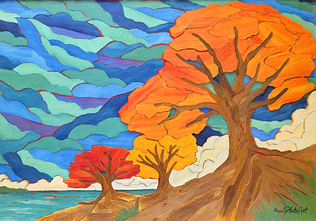Autumn Trees - ID: 16081306 © Candice C. Calhoun