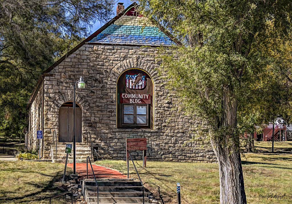 Community Building - ID: 16081935 © Candice C. Calhoun