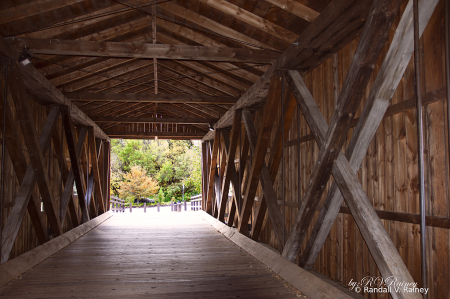 Jay Covered Bridge inside