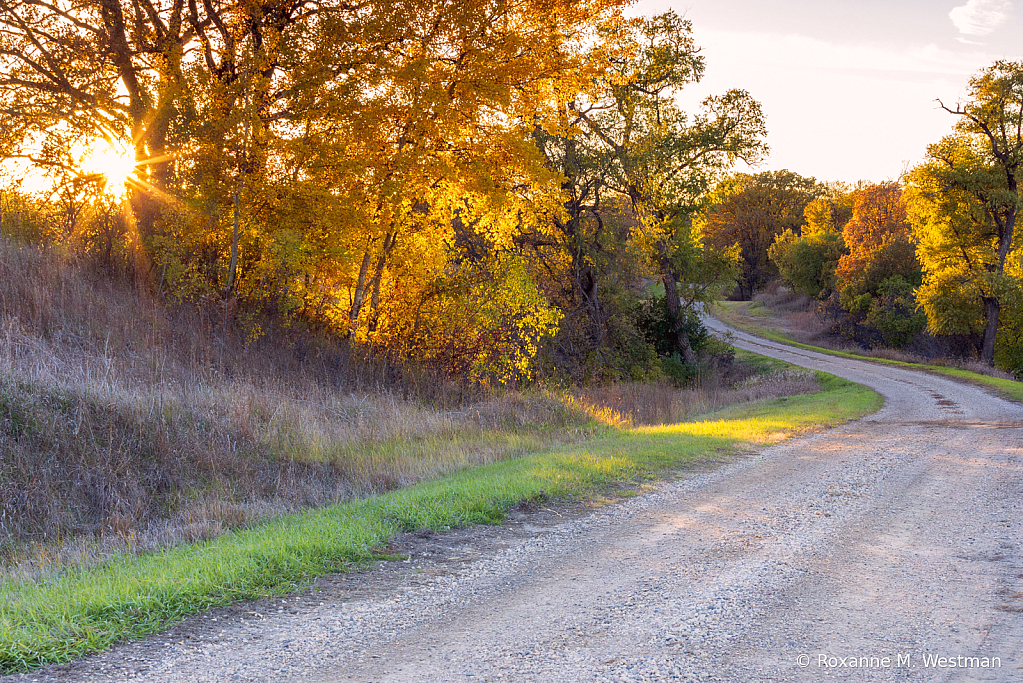 Blessed by an autumn sunset in North Dakota - ID: 16083323 © Roxanne M. Westman