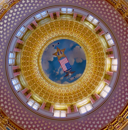 Beautiful Dome In Iowa Capitol Building