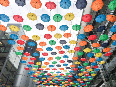 Umbrellas, London