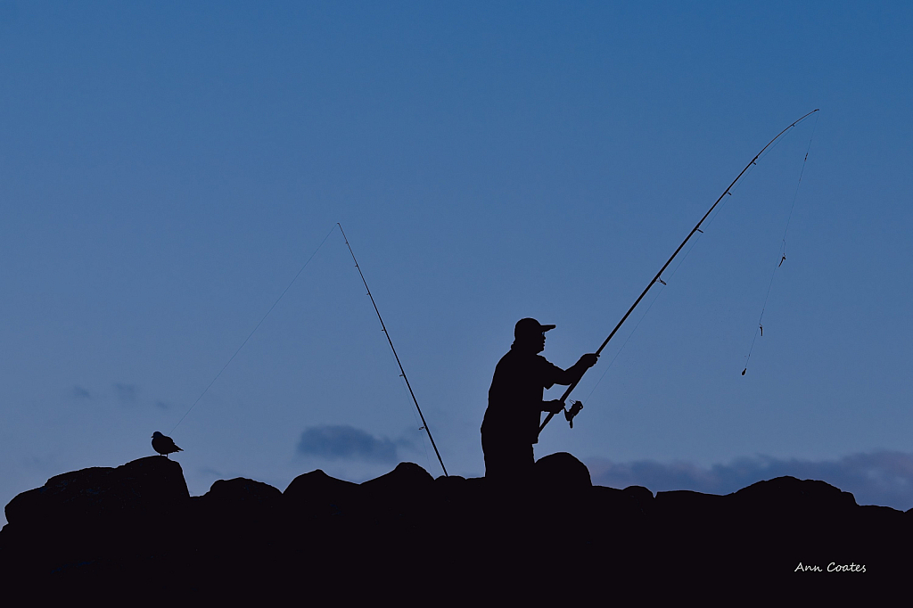 Fishing with a mate