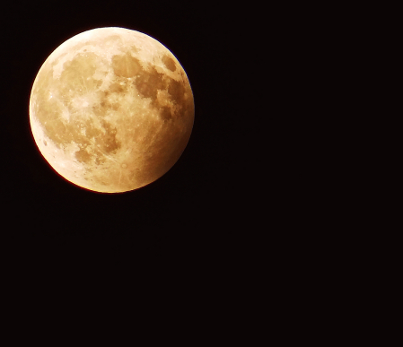 Full Moon and Eclipse in process.