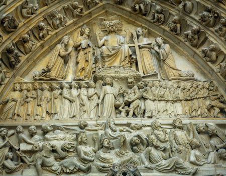 West Facade of Notre Dame Cathedral, Paris